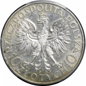 10 złotych Głowa Kobiety 1933