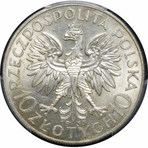 10 złotych Głowa Kobiety 1933