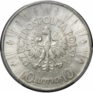 10 zlotých Pilsudski 1934