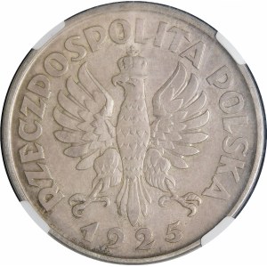 Vzorka 5 zlotých Ústavy 1925 - UNIKÁT - JEDINÝ ZNÁMY