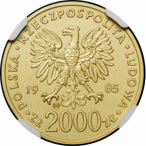 2000 zlato 1985 Ján Pavol II.