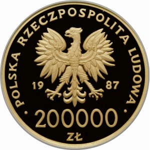 200,000 gold 1987 John Paul II - 12 oz.