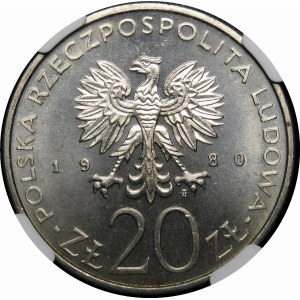 20 złotych Igrzyska XXII Olimpiady 1980