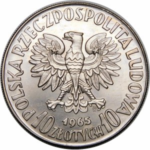 Sample 10 gold of VII Wieków Warszawy Syrena 1965 - copper-nickel
