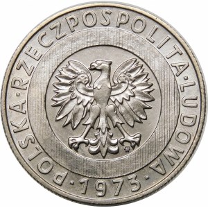 Próba 20 złotych Wieżowiec i Kłosy 1973 - miedzionikiel