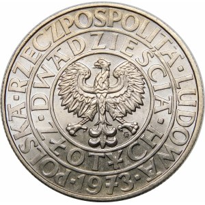 Próba 20 złotych Drzewo 1973 - miedzionikiel