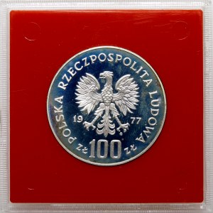 Próba 100 złotych Żubr 1977