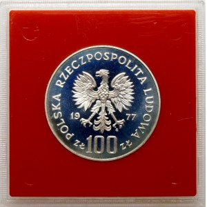 Próba 100 złotych Żubr 1977