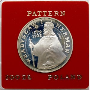 Próba 200 złotych Władysław Herman 1981 - srebro