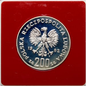 Próba 200 złotych Bolesław III Krzywousty 1982 - srebro