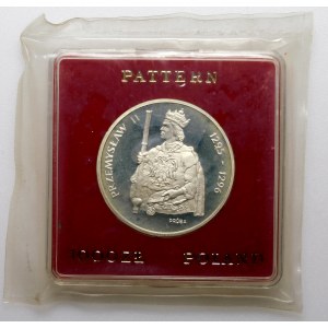Sample 1000 gold Przemyslaw II 1985 - silver - original foil