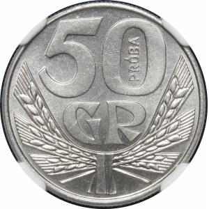 Vzorka niklu 50 centov 1958 Spikes