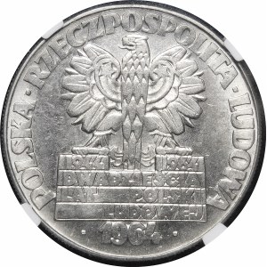PRÓBA NIKIEL 10 złotych 1964 Nowa Huta Płock Turoszów