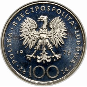 PRÓBA NIKIEL 100 złotych 1976 Kazimierz Puławski