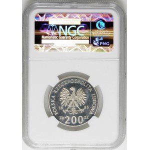 PRÓBA NIKIEL 200 złotych 1985 Centrum Zdrowia Matki Polki