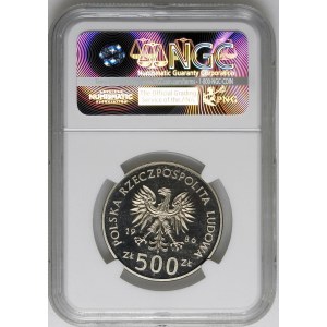 PRÓBA NIKIEL 500 złotych 1986 Łokietek