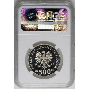 PRÓBA NIKIEL 500 złotych 1988 Mistrzostwa Świata w Piłce Nożnej