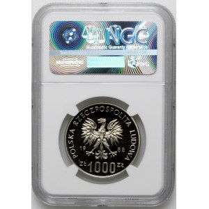 PRÓBA NIKIEL 1000 złotych 1988 Jadwiga