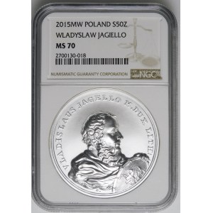 SSA 50 złotych 2015 Władysław Jagiełło