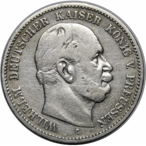 Niemcy, Prusy, Wilhelm I (1861-1888), 2 marki 1876 C, Frankfurt