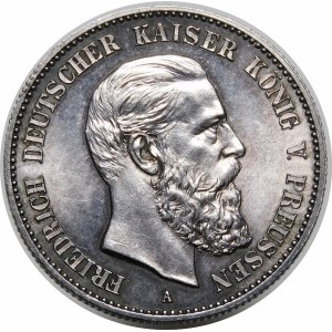 Niemcy, Prusy, Fryderyk III 1888, 2 marki 1888 A, Berlin