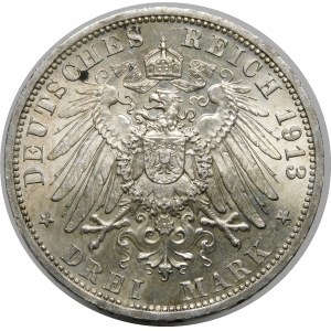 Nemecko, Prusko, Wilhelm II, 2 známky 1913, Berlín