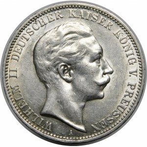 Niemcy, Prusy, Wilhelm II (1888-1918), 3 marki 1912 A, Berlin