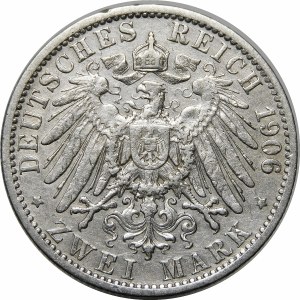 Niemcy, Prusy, Wilhelm II (1888-1918), 2 marki 1906 A, Berlin
