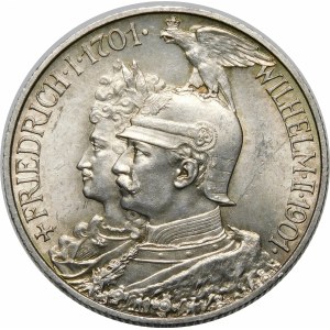 Niemcy, Prusy, Wilhelm II (1888-1918), 2 marki 1901, Berlin, 200. rocznica ustanowienia Królestwa Prus