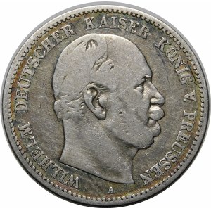 Germany, Prussia, Wilhelm I (1861-1888), 2 marks 1876 A, Berlin