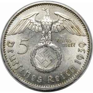 Nemecko, Tretia ríša, 5 mariek 1939 A, Paul von Hindenburg
