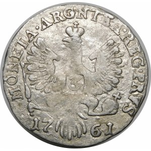 Rusko, Alžbeta 1741-1761, Mince razené pre Prusko, 3 groše 1761 Königsberg