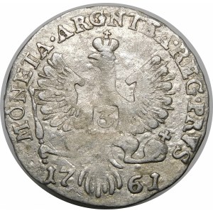 Rosja, Elżbieta 1741-1761, Monety bite dla Prus, 3 grosze 1761 Królewiec