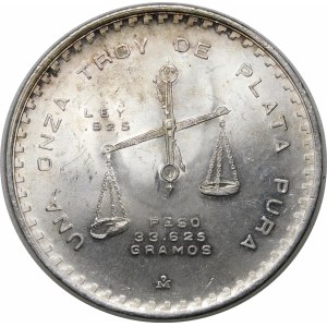 Mexiko, 1 onza Plata Pura 1980 - Váhy