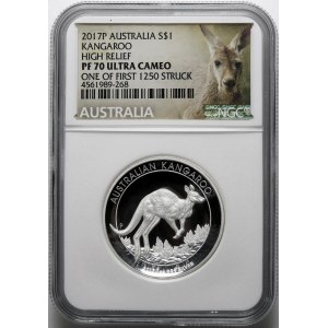 Australia, 1 dolar 2017, Kangur