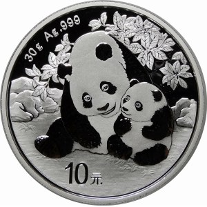 Chiny, 10 yuan 2015 Panda