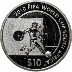 Nauru, $10 2009, Majstrovstvá sveta vo futbale