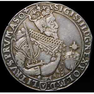 Žigmund III Vaza, Thaler 1630 II, Bydgoszcz - obrátený prst - vzácny