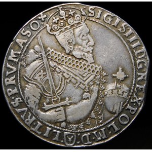 Sigismund III Vasa, Thaler 1630 II, Bydgoszcz - reversed fingers - rare