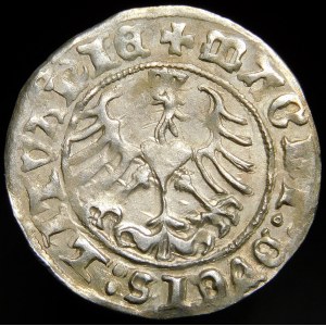 Žigmund I. Starý, polgroš 1512, Vilnius - diagonálna dvojbodka