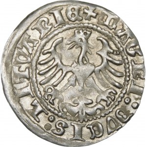Sigismund I the Old, Half-penny 1512, Vilnius - diagonal colon - beautiful