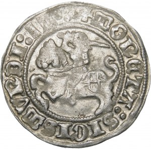 Sigismund I. der Alte, Halbpfennig 1512, Wilna - Doppelpunkt