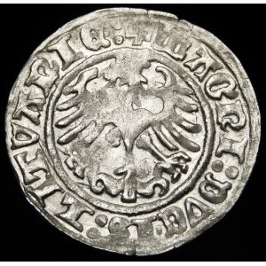 Zygmunt I Stary, Półgrosz 1512, Wilno - błąd, SIGISMVNI - b. rzadki