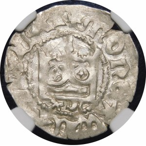 Władysław II Jagiełło, Half-penny Cracow - Type IV - signature AS