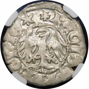 Władysław II Jagiełło, Half-penny Cracow - Type IV - signature AS