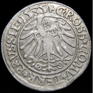 Žigmund I. Starý, Grosz 1535, Toruň - s čiapkou a korunou