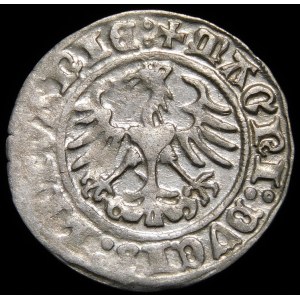 Sigismund I the Old, Half-penny 1512, Vilnius - diagonal colon, dot - rare