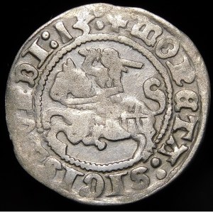 Zikmund I. Starý, půlgroš 1513, Vilnius - DV/SCS arch - velmi vzácný