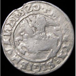Zygmunt I Stary, Półgrosz 1520, Wilno - błąd SIGISMVANDI∙5Z0 - b. rzadki