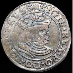 Zygmunt I Stary, Grosz 1530, Toruń - bez I - b. rzadki